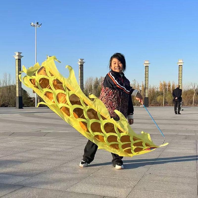 WEZHO Kids Retractable Dragon Dance Fitness Pole Ribbon