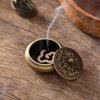 Auspicious Cloud Antique Brass Incense Burner for Aromatherapy