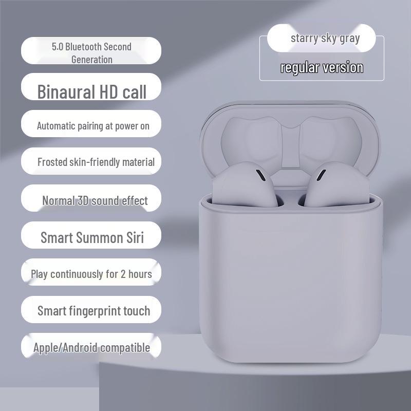 2026 True Wireless Noise-Cancelling Earphones: Long-Wearing, Pain-Free, Ideal for Running and Compatible with Apple & Android.