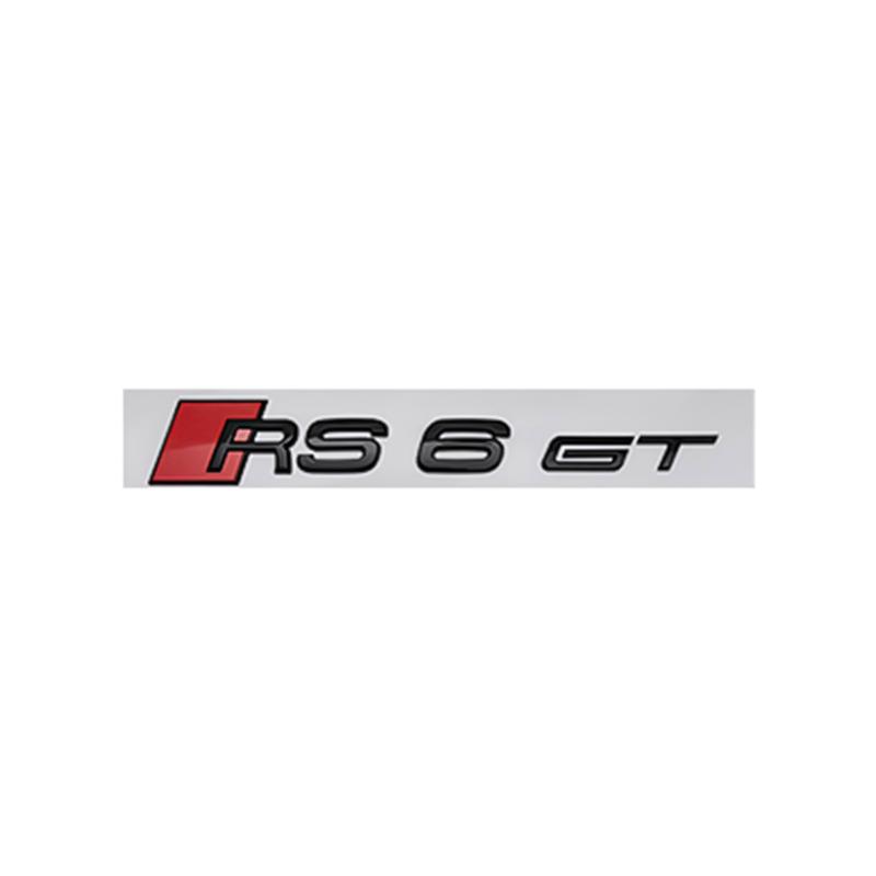 Letter Stickers Rear Badge New ABS Car Trunk Emblem for 6q RS3 RS4 RS5 RS6 RS7 RS8 GT Side Decal Refite Decoration Accessoriesq6