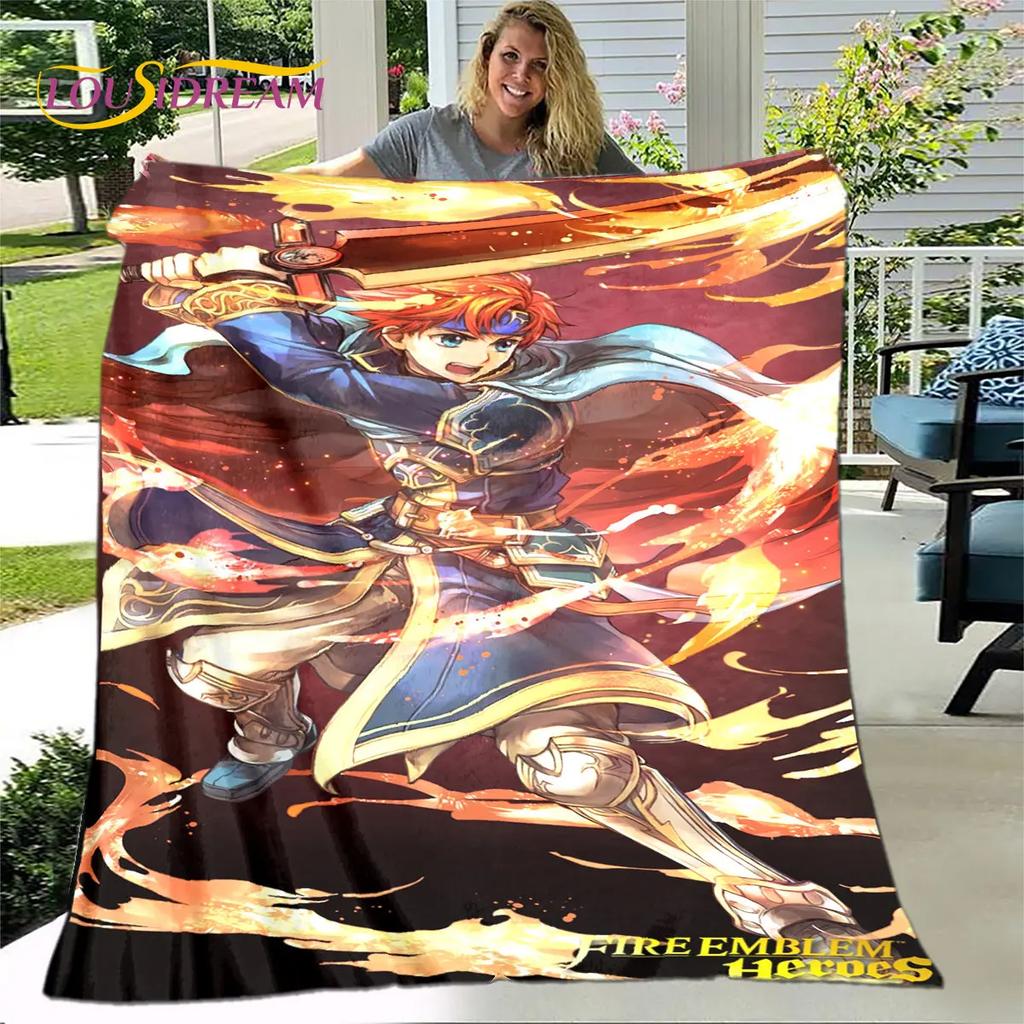 Мягкое плюшевое одеяло Game Fire Emblem Series Gamer, фланелевое одеяло для гостиной, спальни, кровати, дивана, чехол для пикника, детский чехол