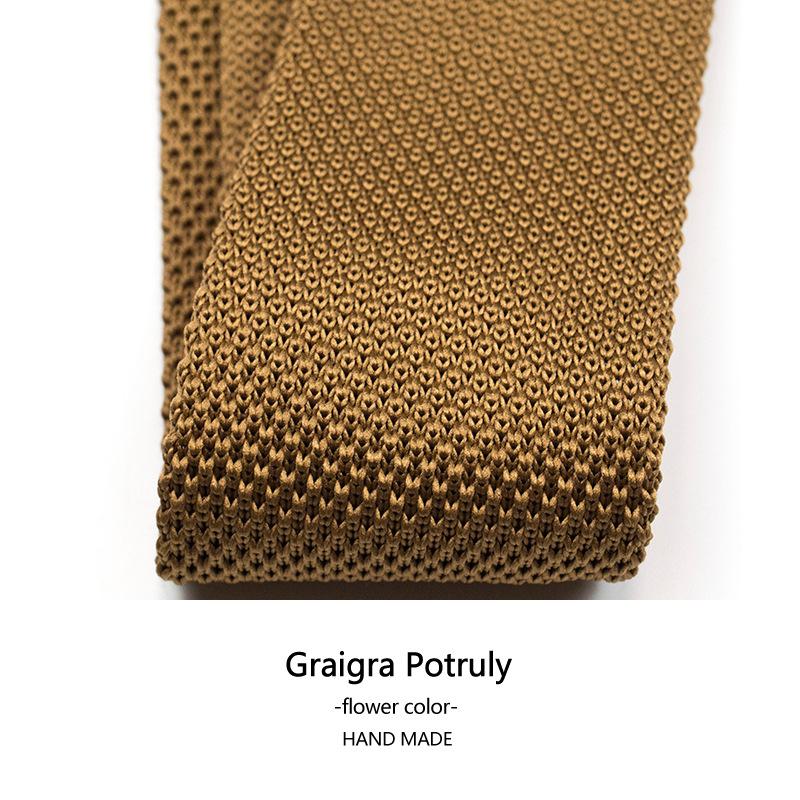 Темно-зеленый маленький галстук 5 см узкий вариант кофейного цвета ретро полосатый британский японский прилив плоский вязаный галстук