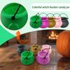 Набор из 12 ведер, многоцветный выбор, ведро-банка ведьмы на Хэллоуин, фестивальное украшение