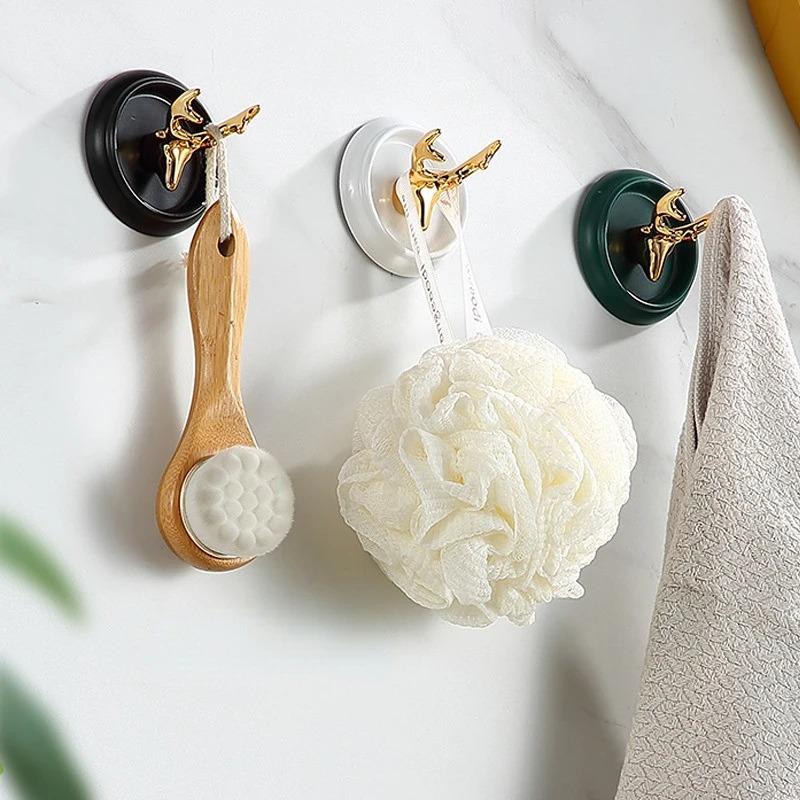 Кухонный клейкий крючок без перфорации, крючок из нержавеющей стали, креативный липкий крючок без перфоратора, крючки для полотенец, держатель для ложки, кухня