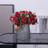 Ornament Artificial Eucalyptus Rose Simulation Plants Leaves Lifelike Flowers Floral Arrangement