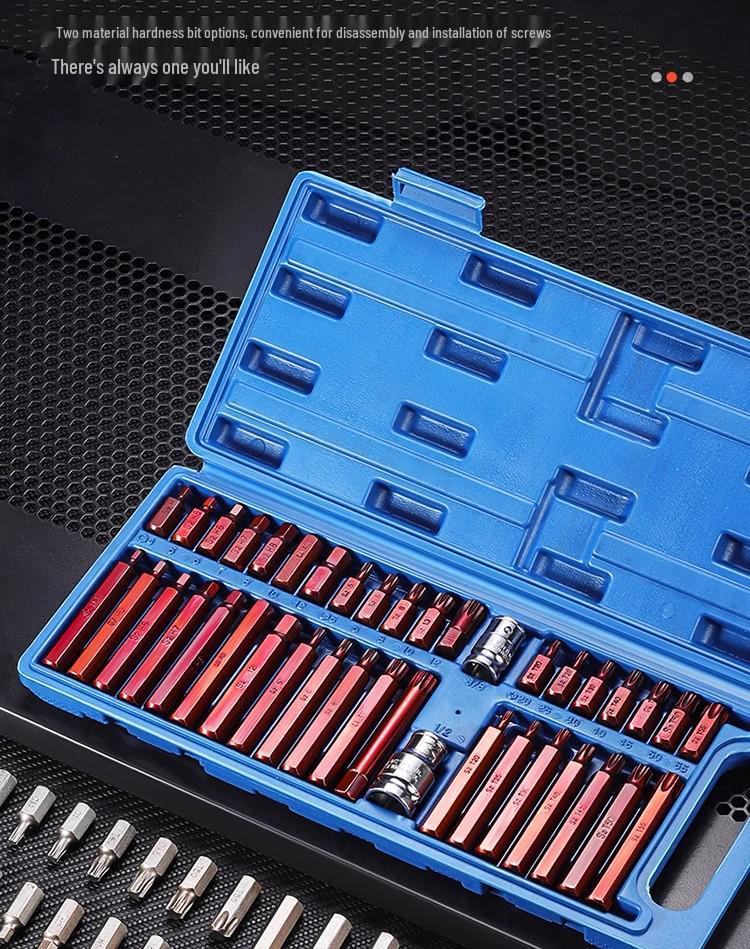 Набор ударных 12-гранных головок Torx с удлинителем, 1/2 дюйма