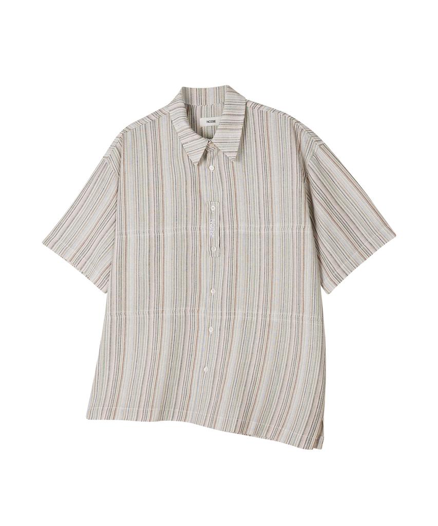 NOISE Fennel Linen Stripe Shirt - Hawaiian