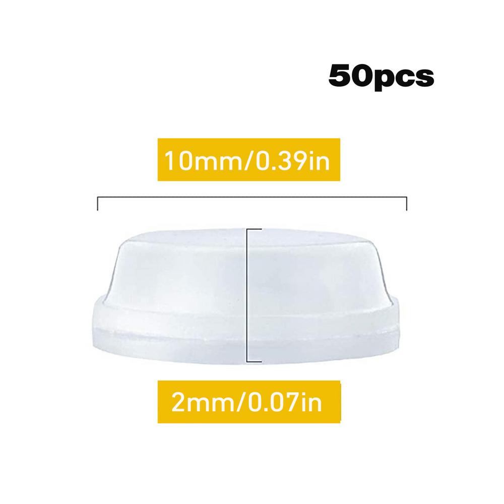 Wall Protectors From Door Knobs Adhesive Round Clear Door Handle Stop Home Accessories For Drawers Cupboards Cutting Boards