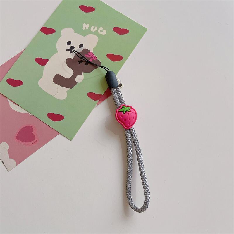 Милый ремешок для телефона, креативный модный цветочный ремешок для телефона, портативный браслет для женщин, аксессуары для мобильных телефонов на запястье