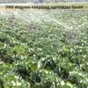 Automatic Watering Irrigation Sprinkler Heavy Duty Rotating Watering Scattering Nozzle Zinc Metal 360 Degrees Rotary Garden