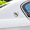 OAUH2 1pc Metal Car Badge Emblem Body Window Fuel Tank Cap Decoration Stickers For Citroen C1 C3 C4 Grand Picasso C5 Auto Accessories