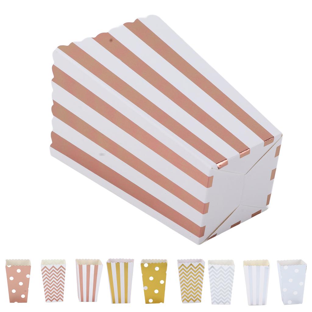 36PCS Popcorn Boxes Paper Large Capacity Top Opening Lightweight Portable Popcorn Cups