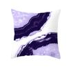 Set of 2 Purple Throw Pillow Covers Modern Abstract Black Bold Decorative Pillow Cases Home Decor Square 18x18 Inches Pillowcases