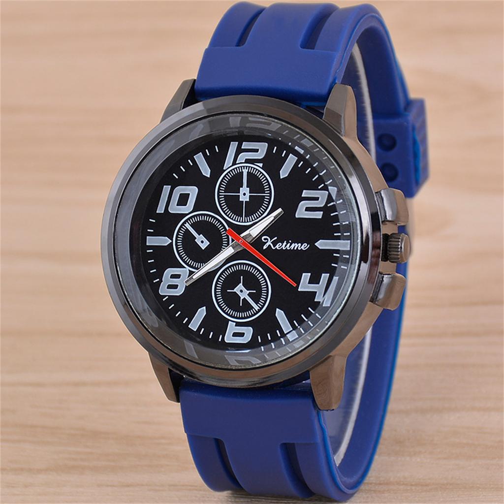 Men's Waterproof Luminous Running Alarm Clock Watch