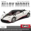 1/18 Pagani Alloy Sports Car Model Diecast Metal Racing Car Model Simulation Sound and Light Pull Back Children's Toy Boys Collection Decorations Gift