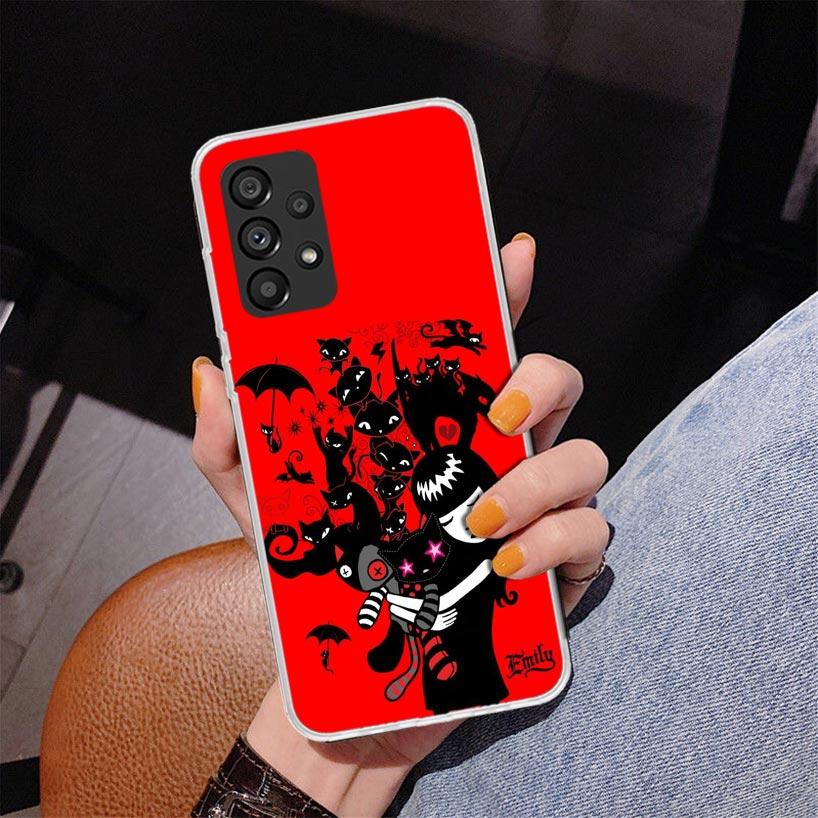 Comics Emily The Strange Phone Case For Samsung Galaxy A17 A16 A15 A14 A13 A57 A56 A55 A54 A53 A37 A36 A35 A34 A33 A26 A25 A24 A