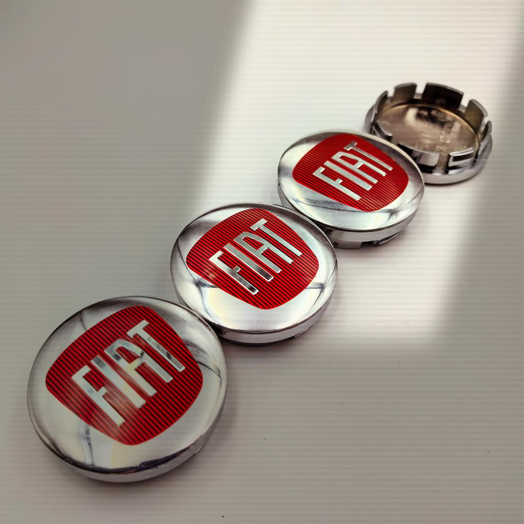 4 шт. 56 мм 5,6 см логотип fiat колпачки центральных ступиц колес автомобиля авто обода модификация пылезащитная накладка значок аксессуары для стайлинга для fiat 500 Abarth