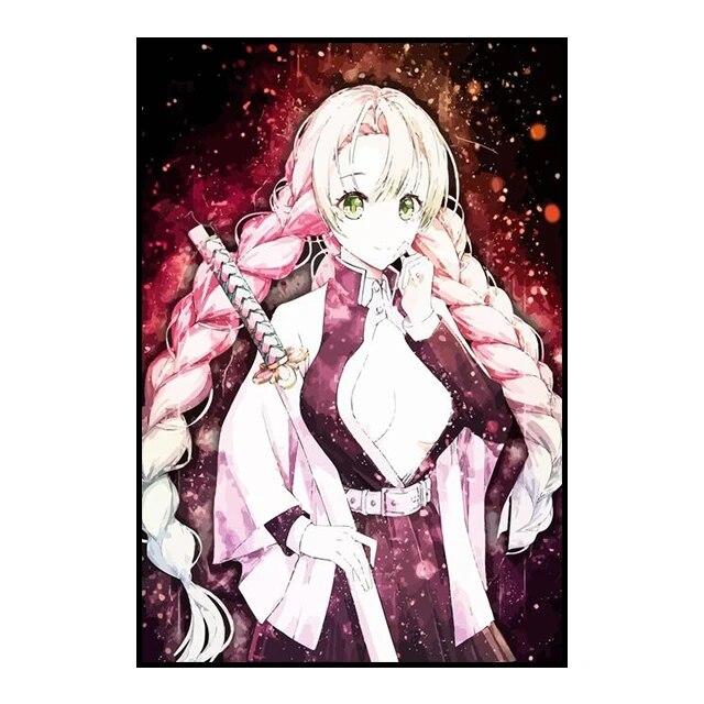 Убийца Демонов, украшение, картина, фреска, постер с персонажами аниме, холст, картина и настенные художественные принты для детской комнаты, современный домашний декор, без рамки