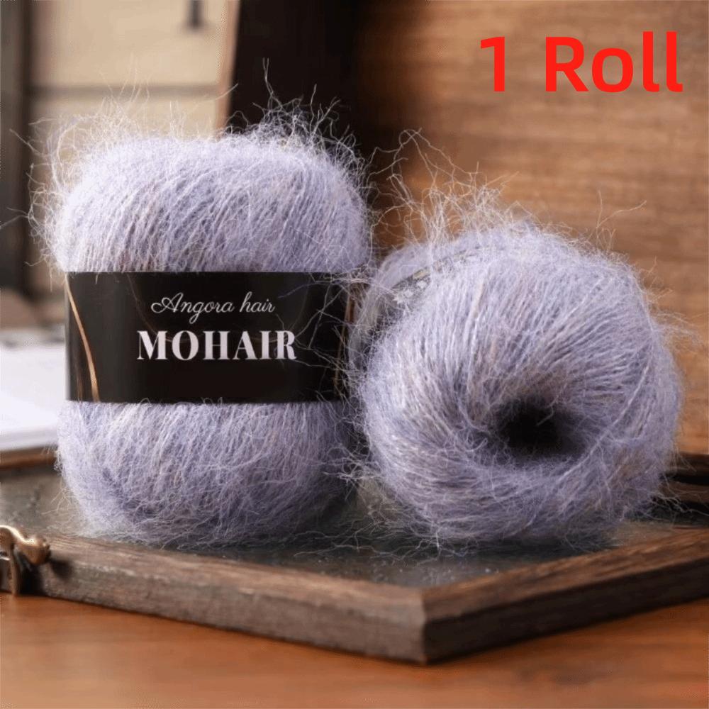 Мягкая Пушистая Пряжа Ручной Вязки Смесовая Пряжа Хлопок Пряжа из Альпаки и Мохера Вязание