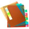 True-Ally A4 Binder Index Divider (10 Insertable tab Sheets) - Separators for Box Files, Lever Arch Files, Binders - A4