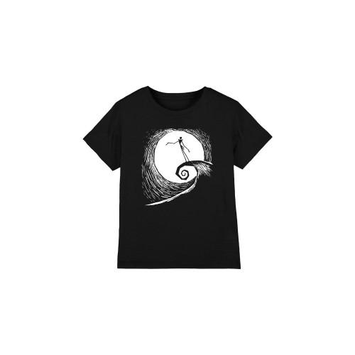 Детская/детская футболка с силуэтом Джека Муна «Кошмар перед Рождеством»