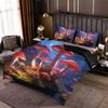 Colorful Mushroom Pattern Print Quilt cover Fantasy Mushroom Forest Theme Bedding Set Home Textiles Soft Duvet Cover Pillowcases