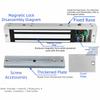 60/280KG Holding Force Electromagnet Lock Magnetic Door Access Control Lock  Escaping Room