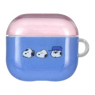 Gourmandies Peanuts Snoopy AirPods 4 совместимый мягкий чехол Siblings SNGG-115B