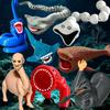 2026 Bloop Пожиратель Морей Гран Маха 3D Печатная Фигурка Действия Subnautica Модель Креативная Игрушка для Дня Рождения Рождества Коллекционный Подарок
