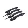 Carbon Fiber Side Door Handle Cover Trim For Toyota Alphard Vellfire 2023 2024