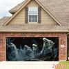 1pc [Ghostly Charm] Halloween Ghost House Decoration in Dead Wood Ruins Banner | Durable and Multi functional