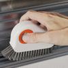 Double Window Cleaning Tool With Soft Bristles And Hanging Hole Space Saving Kitchen Bathroom Essential