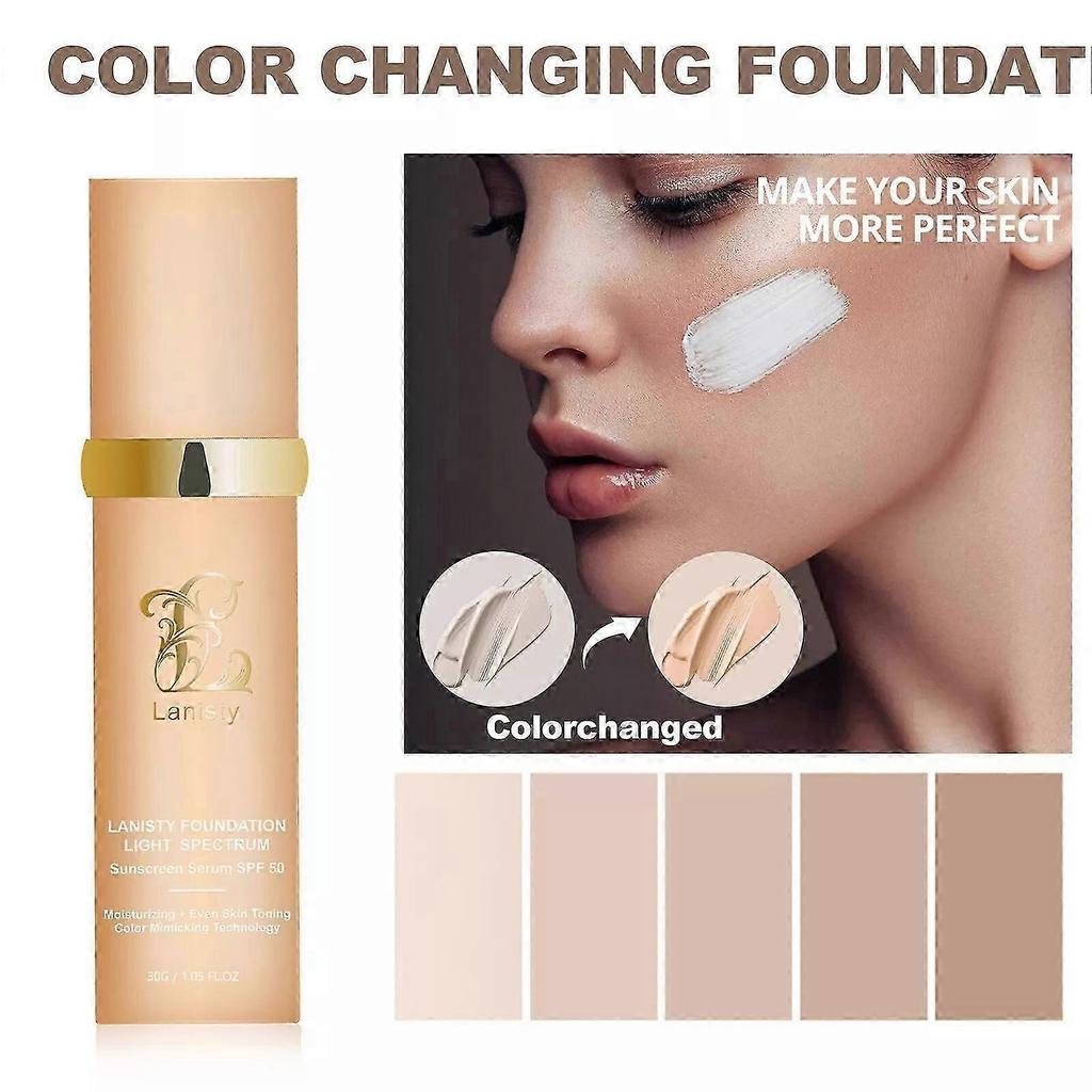 4 в 1 Биомимик Тональная основа Средний спектр от Lanisty SPF 50 1,05 жидк. унц 30 г