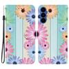 For Samsung Galaxy S26+ Case Pattern Printing Leather Flip Wallet Phone Cover with Lanyard