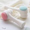 2-In-1 Face Cleansing Brush Double-sided Silicone Soft Bristles Makeup Removal Exfoliating Deep