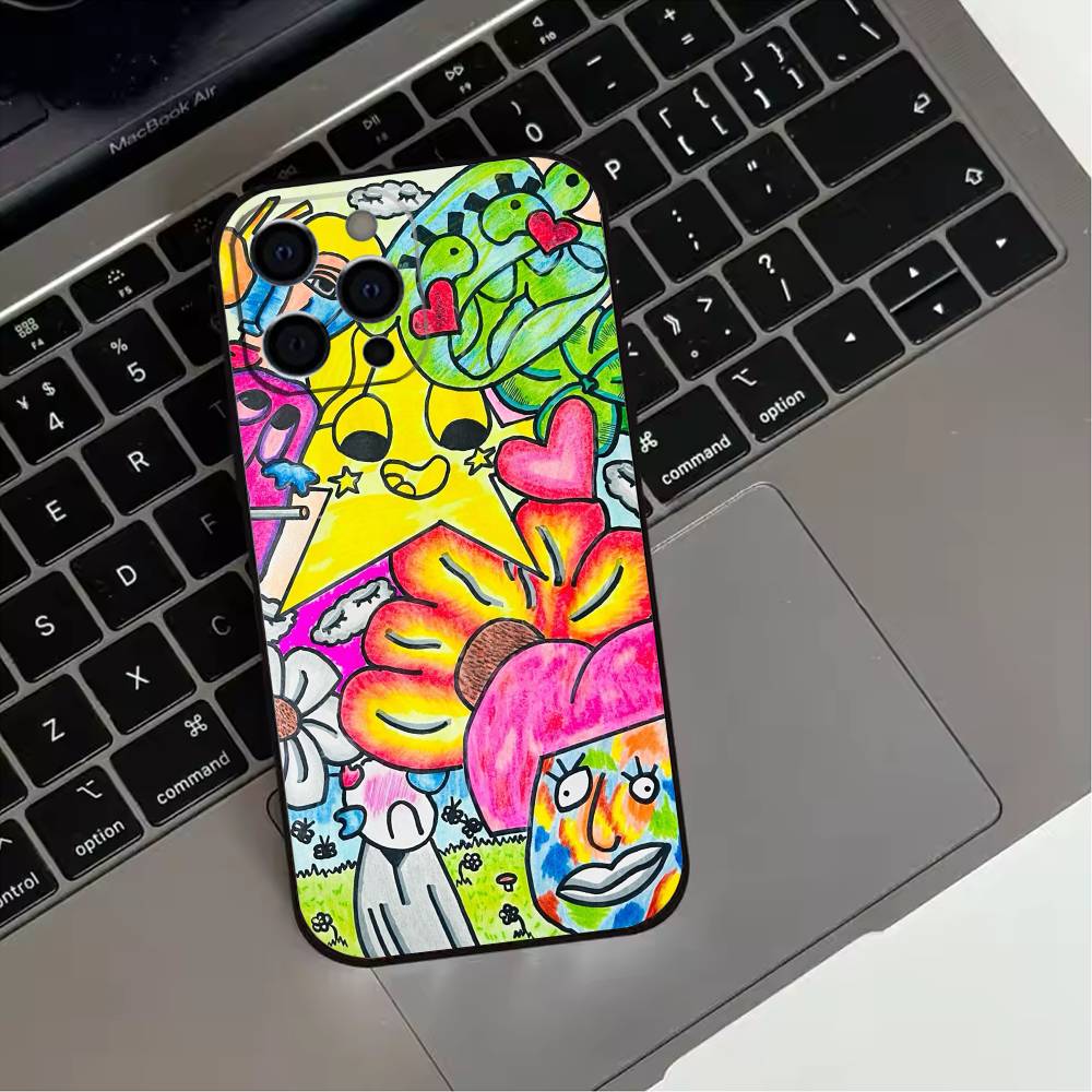 Latin Mafia Creative  Phone Case For iPhone 17,16,15,14,13,12,11 Plus,Pro Max,XS,Soft Silicone Black Cover