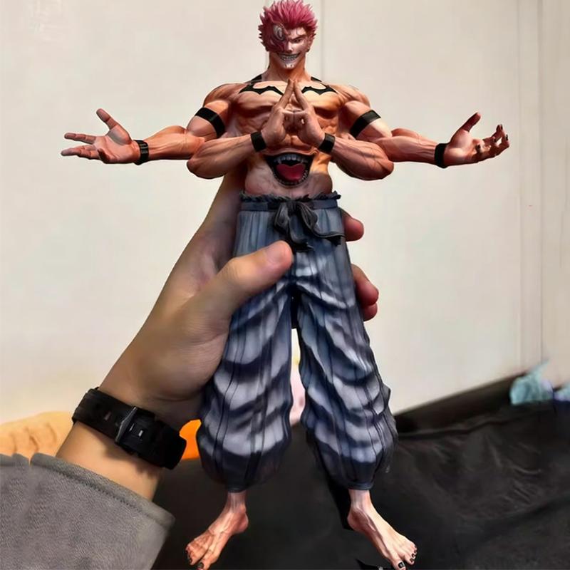 GK Anime Figure Trendy Toy Jujutsu Kaisen Ryomen Sukuna Pvc Collectible Statue Anime Model Room Ornament Kids Toy Christmas Gift