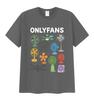 Забавная футболка с мемом OnlyFans для мужчин и женщин, юмористическая, с круглым вырезом, с коротким рукавом, в стиле ретро, ​​из высококачественного хлопка.