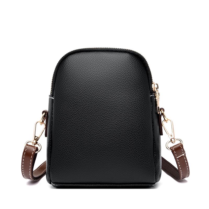 Мини квадратные сумки Сумка Универсальная сумка через плечо Повседневная модная кожаная сумка Сумка для мобильного телефона для женщин