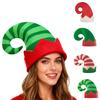 Взрослая рождественская шапка полосатая шапка