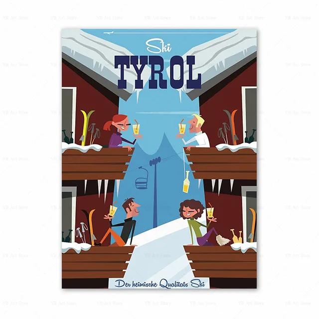 Франция Париж Прованс Амальфи Знаменитый Городской Пейзаж Принт Искусство Холст Постер Для Украшения Гостиной Домашняя Настенная Картина