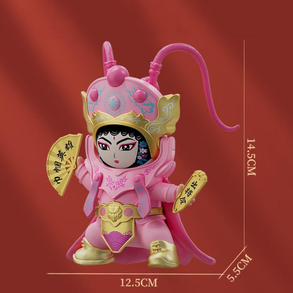 ПВХ Сычуаньская кукла с меняющимся лицом Фигурка с меняющимся лицом сычуаньской оперы Дом Школа Путешествия