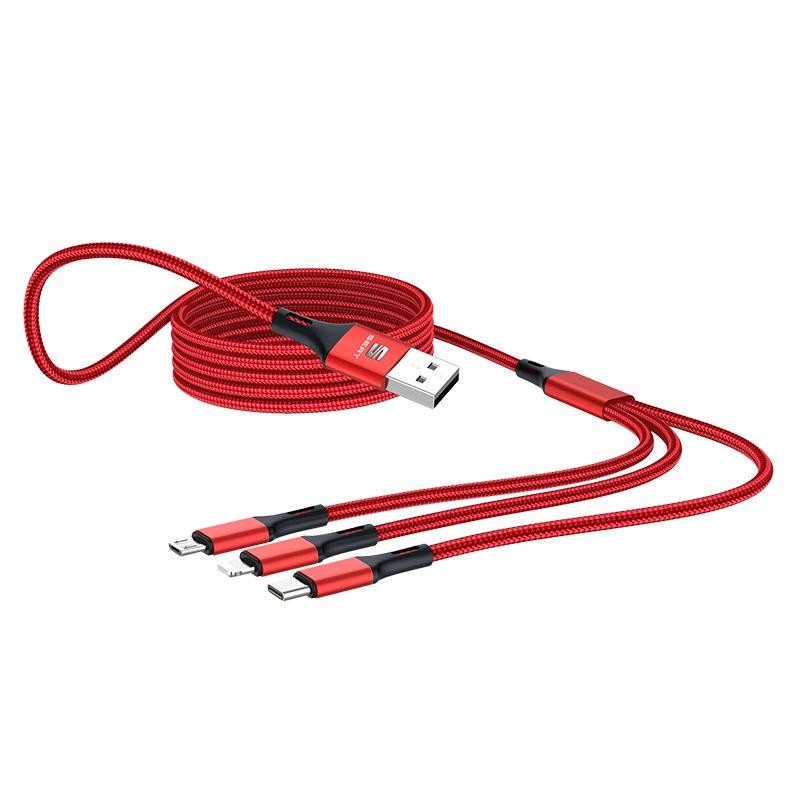 Автомобильный значок 3-в-1 Тип C Lightning Micro USB Кабель для быстрой зарядки для Seat Leon Cordoba Arona 5 6 MII Alhambra FR Altea Ibiza Toledo