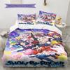 Show by Rock Pattern Bedding Set Quilt Cover Pillowcase Home Decor Gift (1 * duvet cover + 2 * pillowcase, without core)
