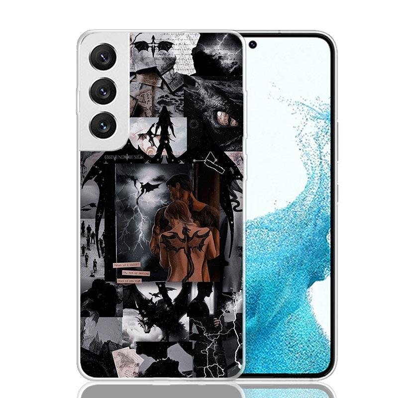 F-Fourth W-Wing Dragon Phone Case For Samsung Galaxy S26 Ultra S23 S24 S25 Edge S20 FE S21 S22 Plus Soft Print Shell Cover Funda
