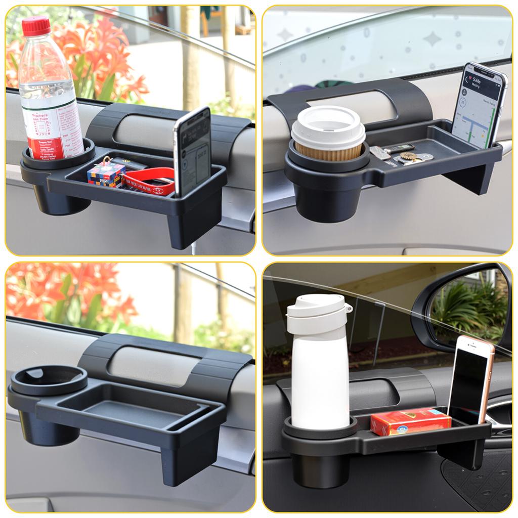 Car Cup Holder Door Hanging Organizer Slim and Compact Easy Access Cup Holder Suitable for Storing Various Things