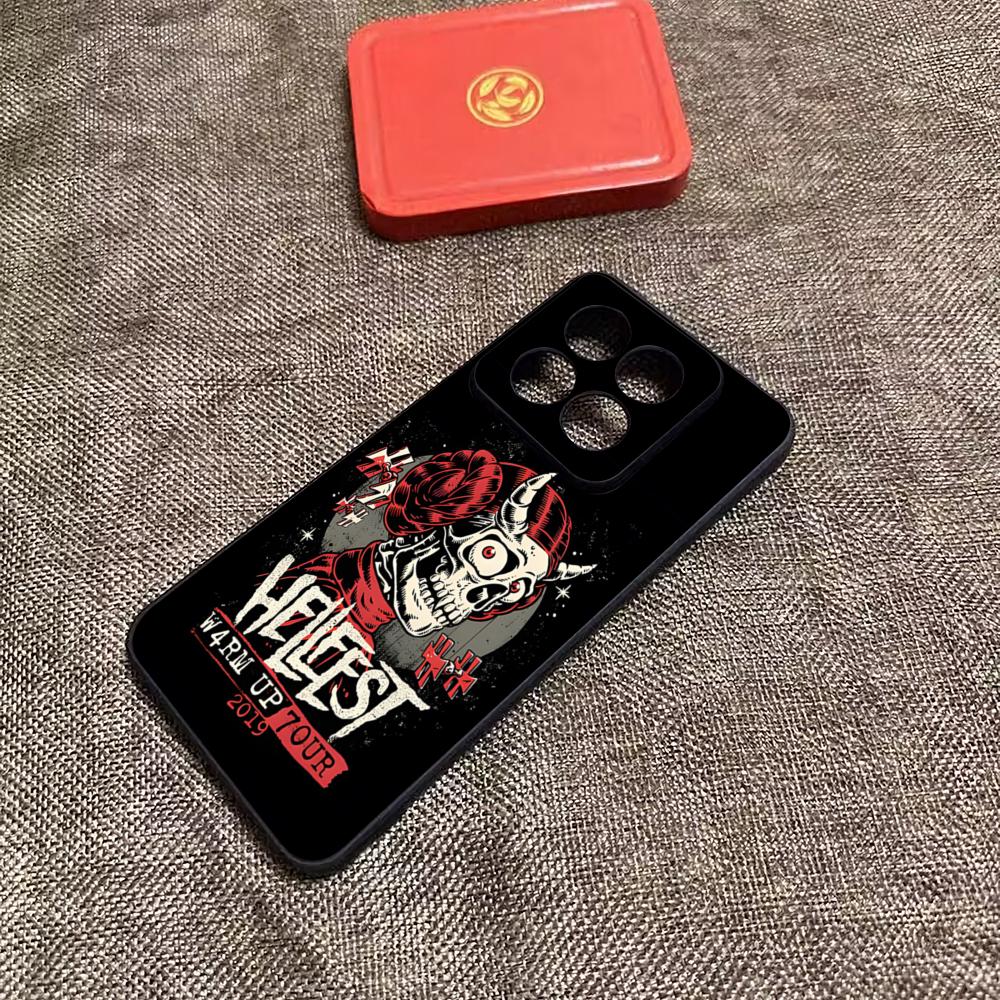 Чехол для телефона Hellfest Music Силиконовый чехол для Xiaomi POCO X5 X5PRO 5G Мягкий чехол Poco X5 Pro 5G