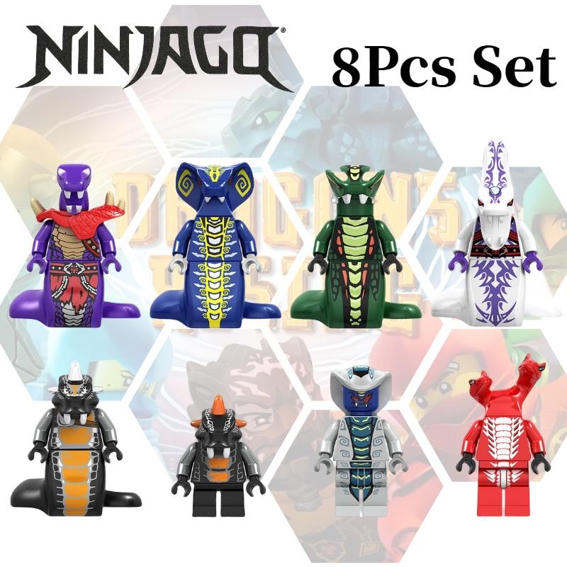 Ninja Series Diy Plastic Building Blocks A025-032 Abs Material 0-38 Pieces 4-5cm