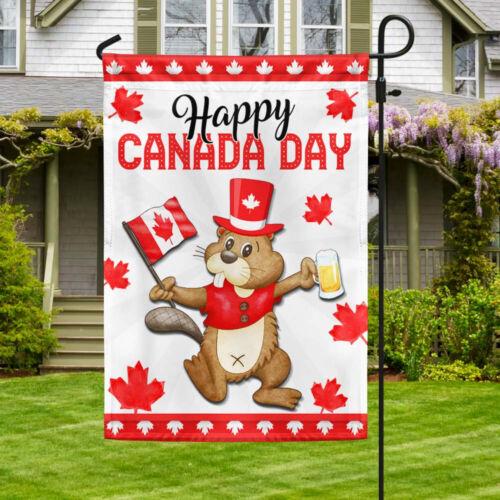 Beaver Happy Canada Day ag Garden ag ANM VVL YYX EEZ