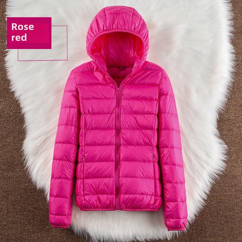 Женская осенняя белая куртка-пуховик с капюшоном, ветрозащитная, теплая, повседневная, зимняя, S-6XL